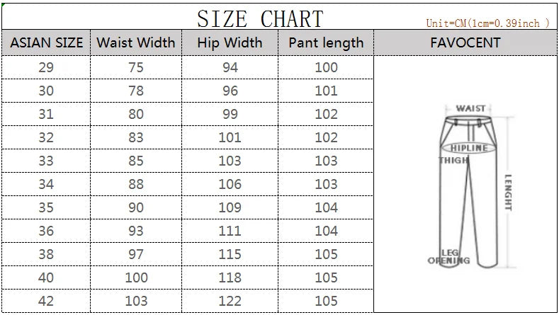 Men Pants  chart size, men's business casual pants in a professional setting