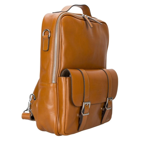 Molde Unisex Genuine Leather Backpack for Daily Life or Laptop