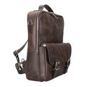 Molde Unisex Genuine Leather Backpack for Daily Life or Laptop