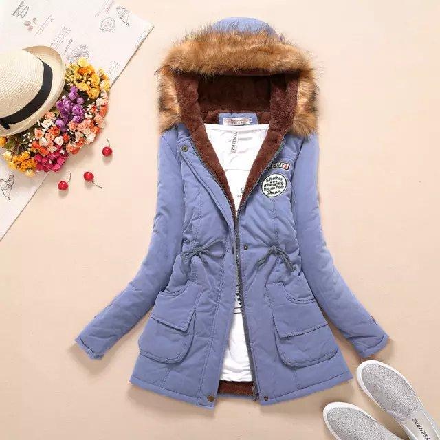 Hooded Medium-Long Casual Parka