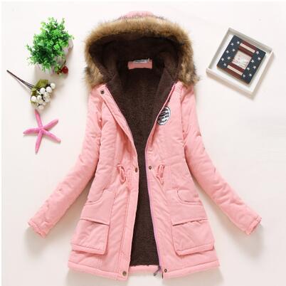 Hooded Medium-Long Casual Parka